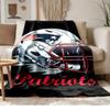 New England Patriots Soft and Comfortable Flannel Suitable for Sofas Living Rooms Outdoor Camping Travel and Also Makes a Great Anniversary Gif