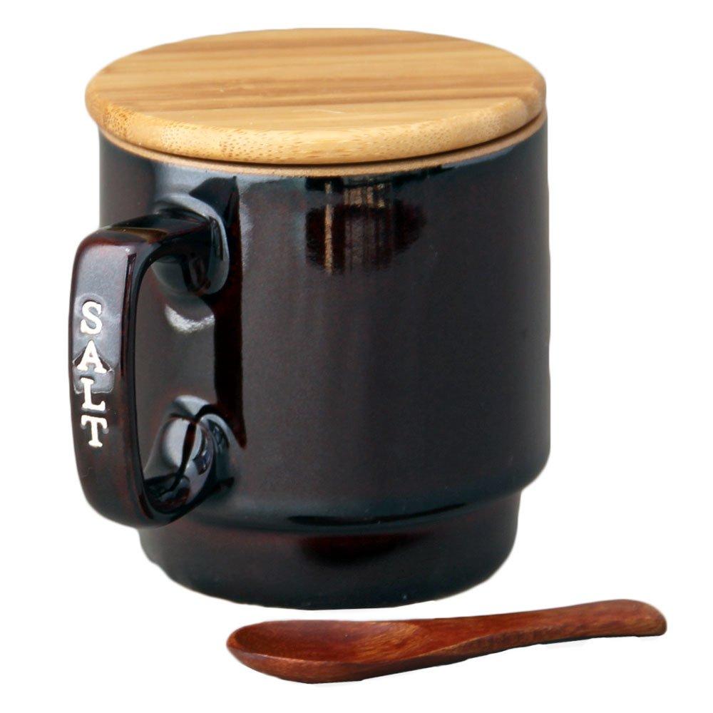 Mug Canister Salt Brown 30664 (with spoon)