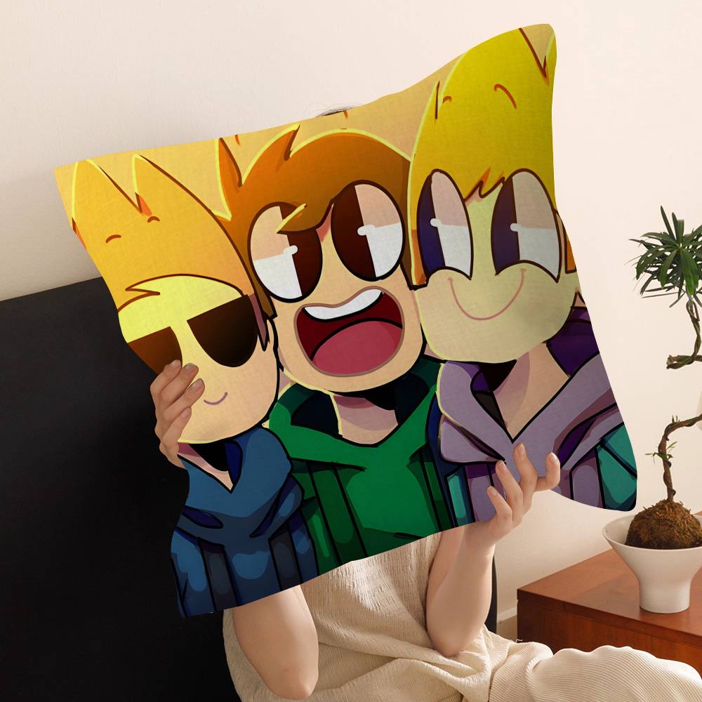 Federa per Cuscino Eddsworld Animato Federa Cuscino Soggiorno Divano Arredamento Casa Personalizzato