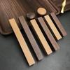 Walnut Wooden Furniture Handle Beech Wood Kitchen Cabinet Knobs Wardrobe Pulls Long Handle Drawers Dresser Hardware Door Handles