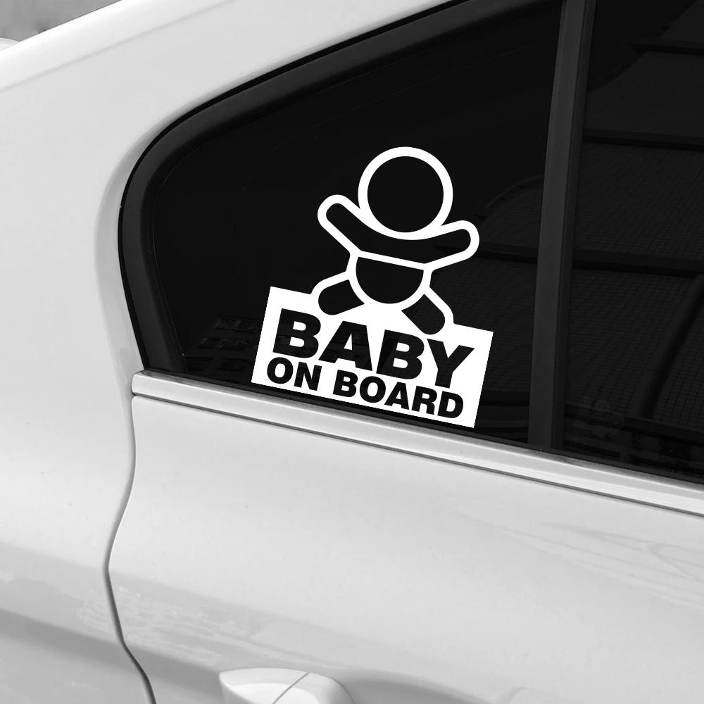 Baby on Board Sticker Boy Girl Kid Sign Car Window Windshield Truck Door Vinyl Decals Drive Safe Graphics Decor Accessories