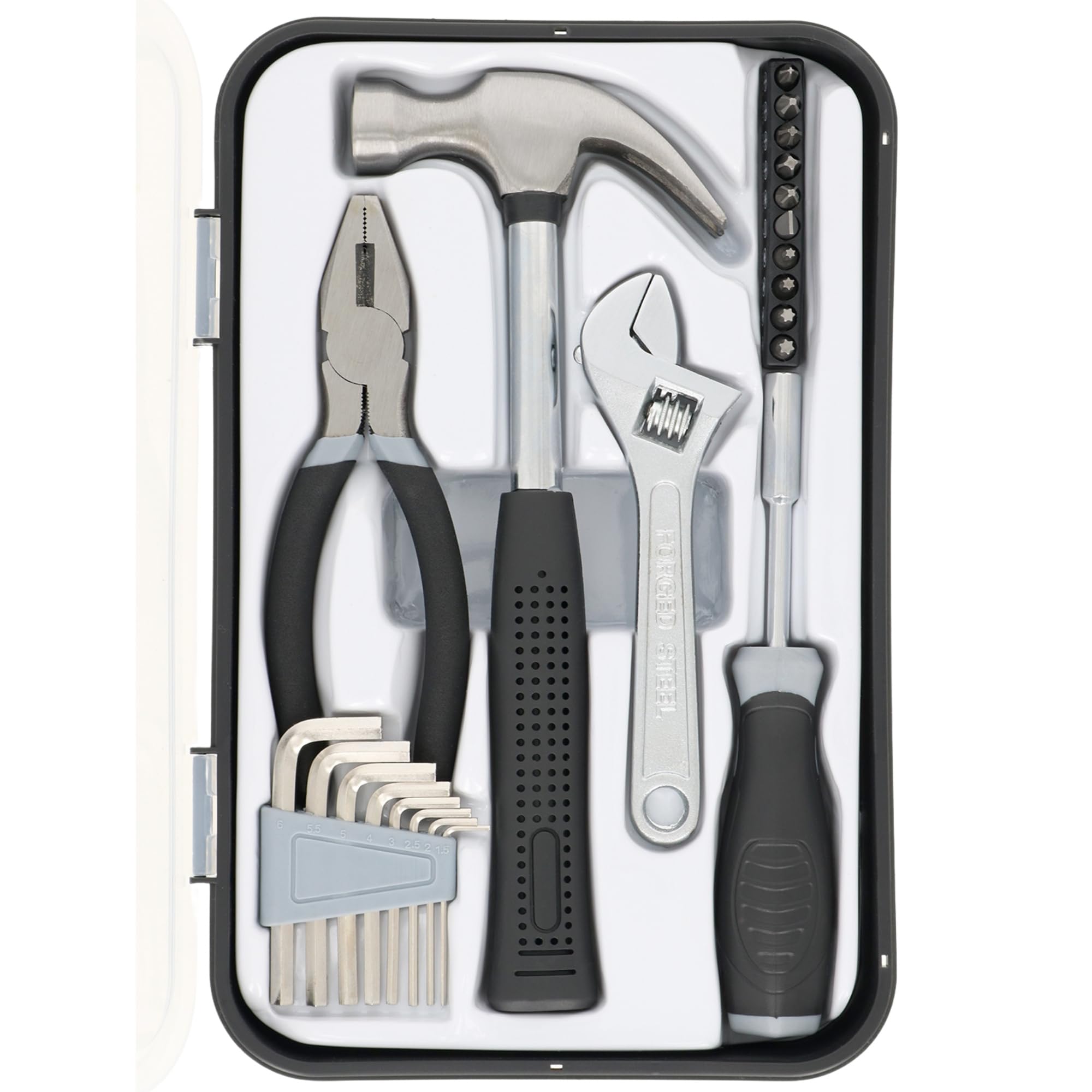 

Набор инструментов Takagi My Tools 23 шт. Набор инструментов Рабочие инструменты Сборка мебели Домашнее обслуживание Плоскогубцы Молоток Гранный ключ Квадратная рукоятка Биты