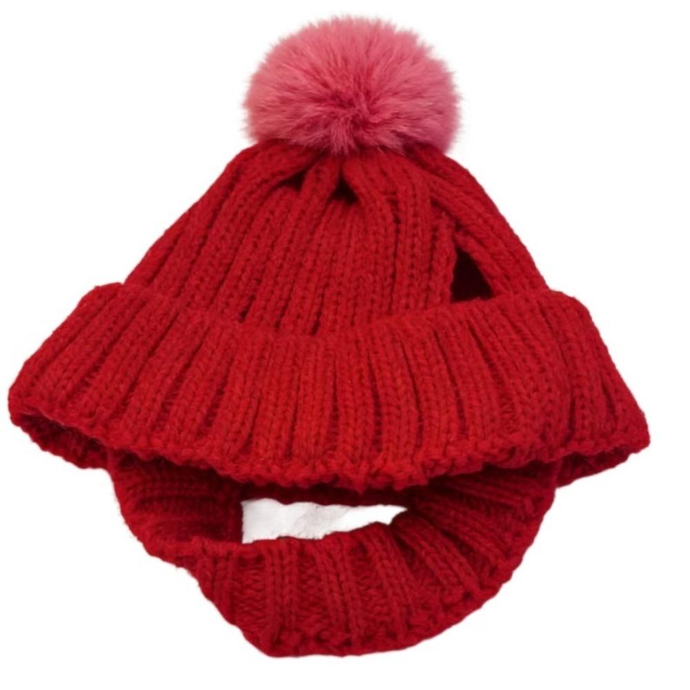 Knitted Pet Knitted Hat Warm Warm Earmuffs Headgear Dog Beanie Hat  New Year