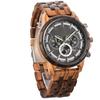 Wooden Watch Men Top Brand Luxury Stylish Chronograph Military Clook Wood Quartz Wriswatches Man Drop Shipping Reloj Hombre