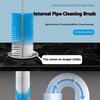 1/2Pcs Household Bendable Sink Bathroom Sink Drain Pipe Brush Bathroom Tool Kitchen Utensils Drain Cleaning Brush