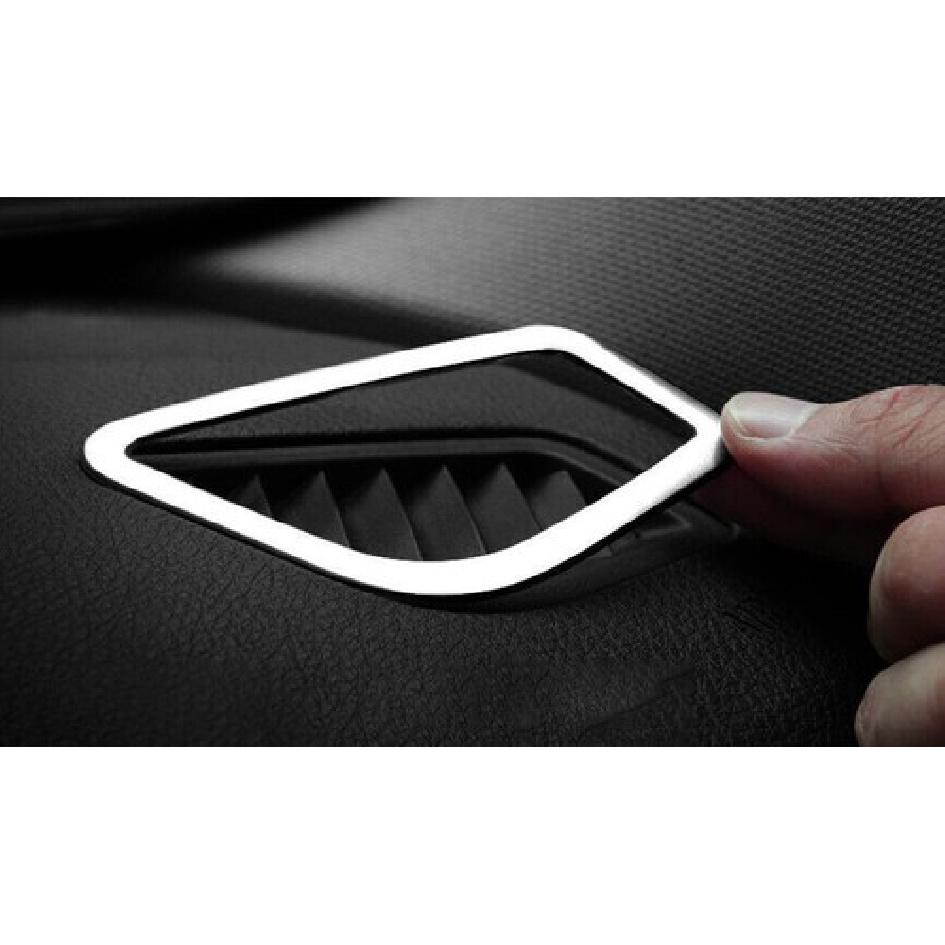 For BMW 3 4 Series GT Air Outlet Vent Cover Car Console L&R Silver Steel 13-