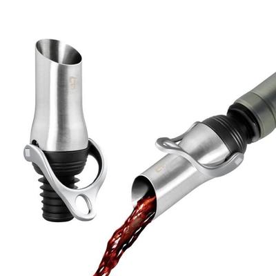 The Tulip Wine Pourer with Lever - Drip-Free Pouring and Integrated Locking