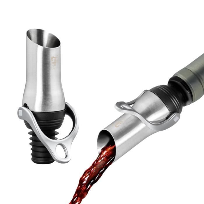 Wine Pourer, Wine Pourer - The Tulip, with Lever Lock