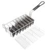 Taco Shell Fryer Holds 8 Shells Front Hook Safety Long Handle Stainless Steel V Shaped Taco Fryer Holder Rack