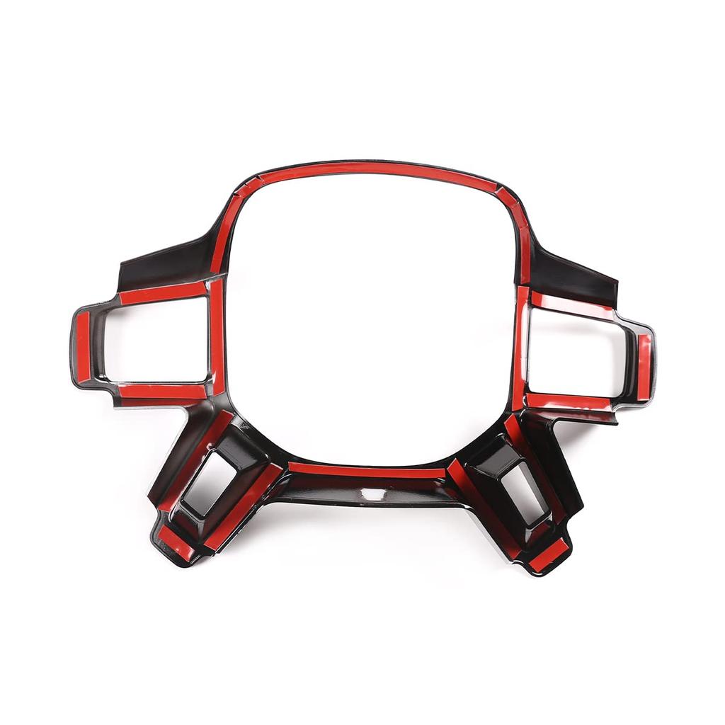 METYOUCAR Steering Wheel Frame for Land Rover Defender Steering Wheel Cover Steering Wheel Decoration Steering Wheel Button Trim Decoration ABS Easy