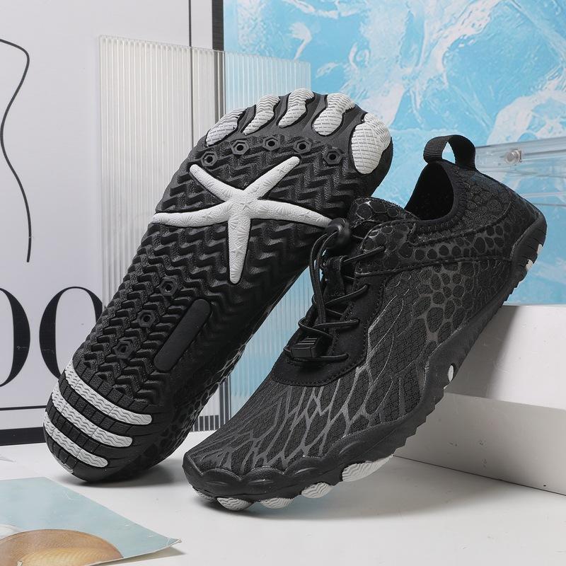 New outdoor barefoot diving non-slip single shoes swimming wading beach shoes fitness cycling hiking shoes five fingers up the river