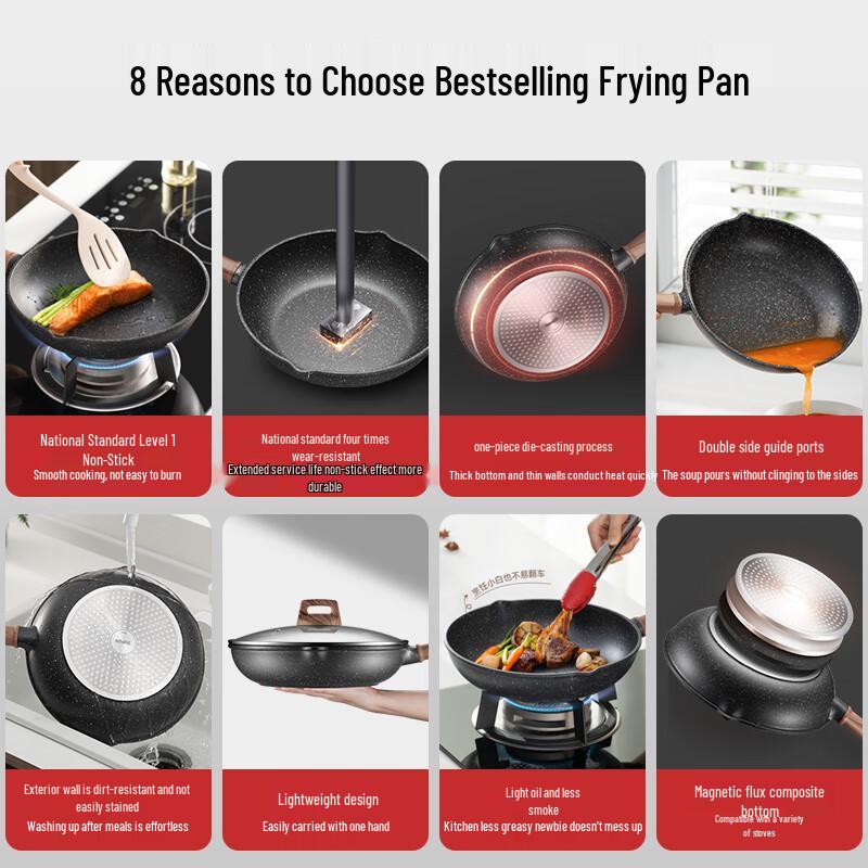 Supor Maifan Stone Non-Stick Frying Pan