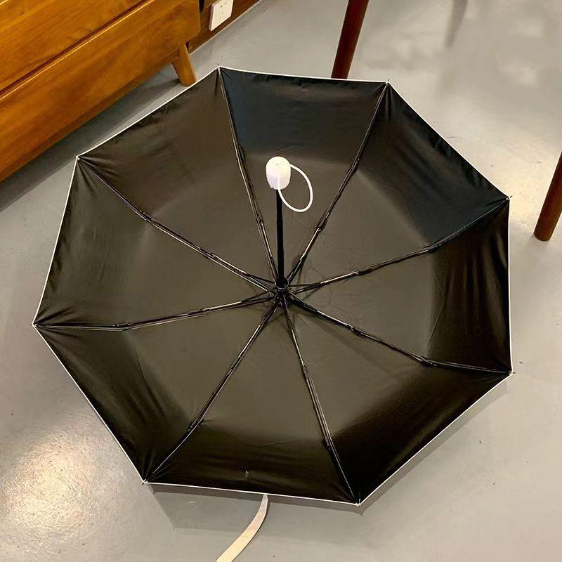 Paraply, Mode Söt liten björn UV-resistent Parasoll, paraply för regn och sol, Bärbart hopfällbart Automatiskt regnparaply