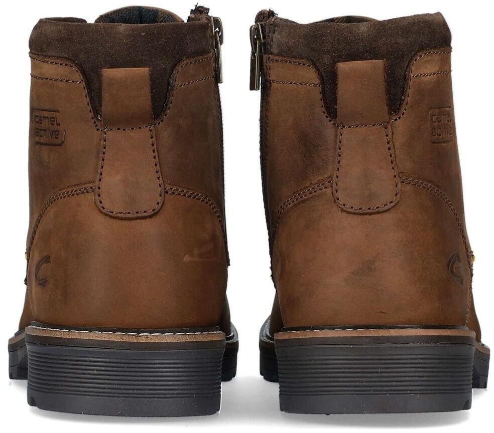Camel Active Lace-up Boots In Chocolate Color