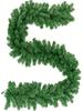 17 Feet of Christmas Vine Wreath Decoration, Non-Luminous Artificial Wreath, Suitable for Indoor or Outdoor, High-Quality Soft Green Holiday D