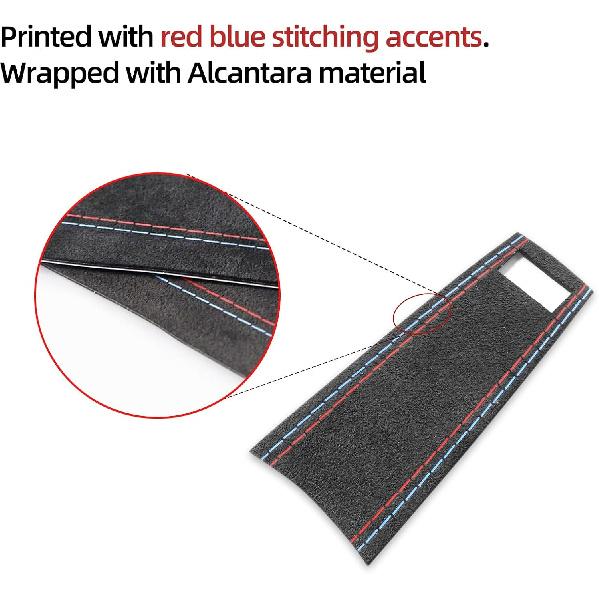 Betterhumz Car Steering Wheel Button Frame Trim Sticker for BMW G30 G20 F40 G21 G28 G11 G12 Z4 G32 G29 G Chassis Compatible with Alcantara Car