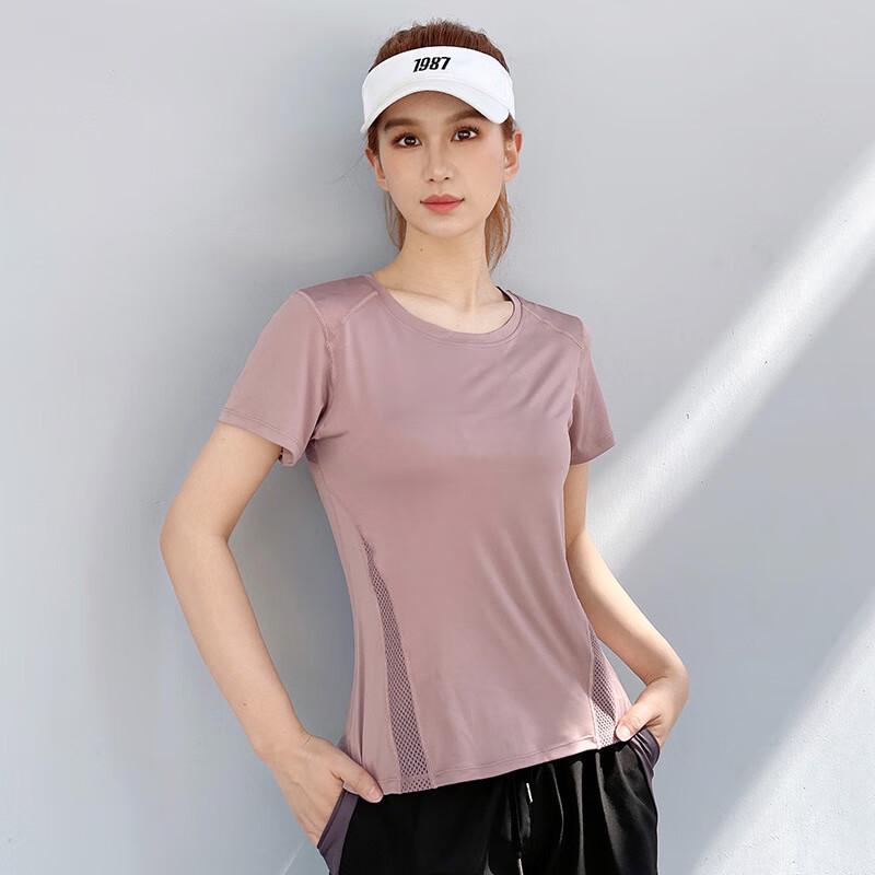 Longchan Women s Quick-Dry Breathable Sports Short-Sleeve T-Shirt S-XXXL