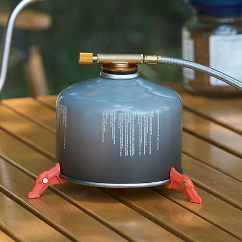 3Pcs Light Weight Camping Canister Stand Gas Tanks Stabilizer Camp Stove Stand Magnetic Tripod Gas Tanks Bracket