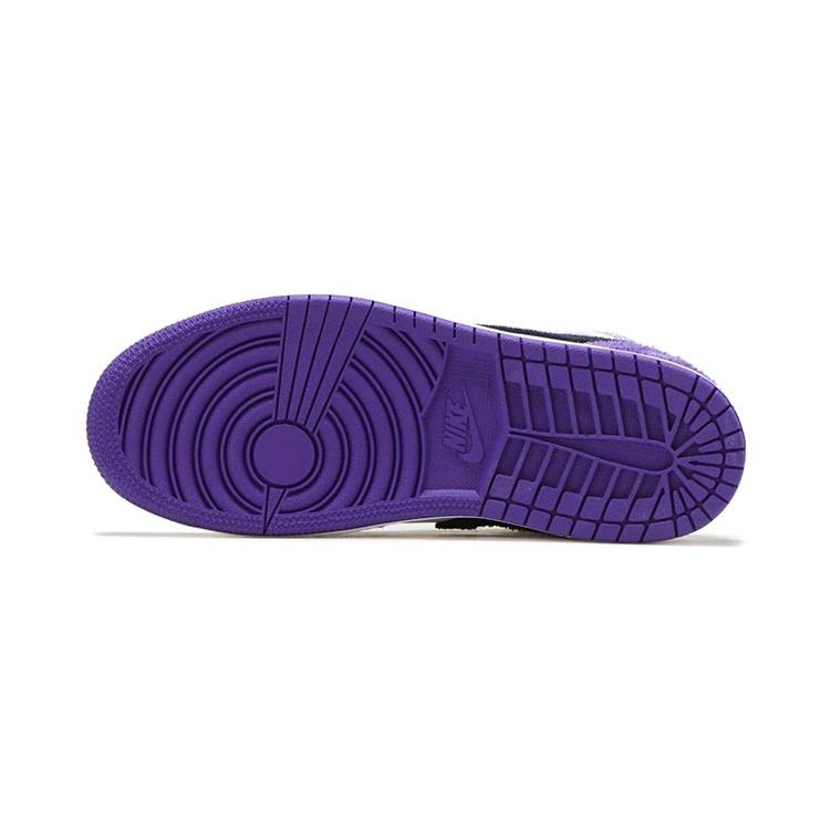(PS) Air Jordan 1 Mid SE 'Varsity Purple' Kids' BQ6932-105