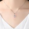 Zircon Water Drop Necklaces For Women Silver Color Female Pendant Necklace Fashion Neck Chain Jewelry Girlfriend Birthday Gift