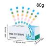 Pool Testing Strips 100-Piece Pool Tester Strips For Water Multifunctional Hot Tub Quick Tester Monitoring Tools For Backyard