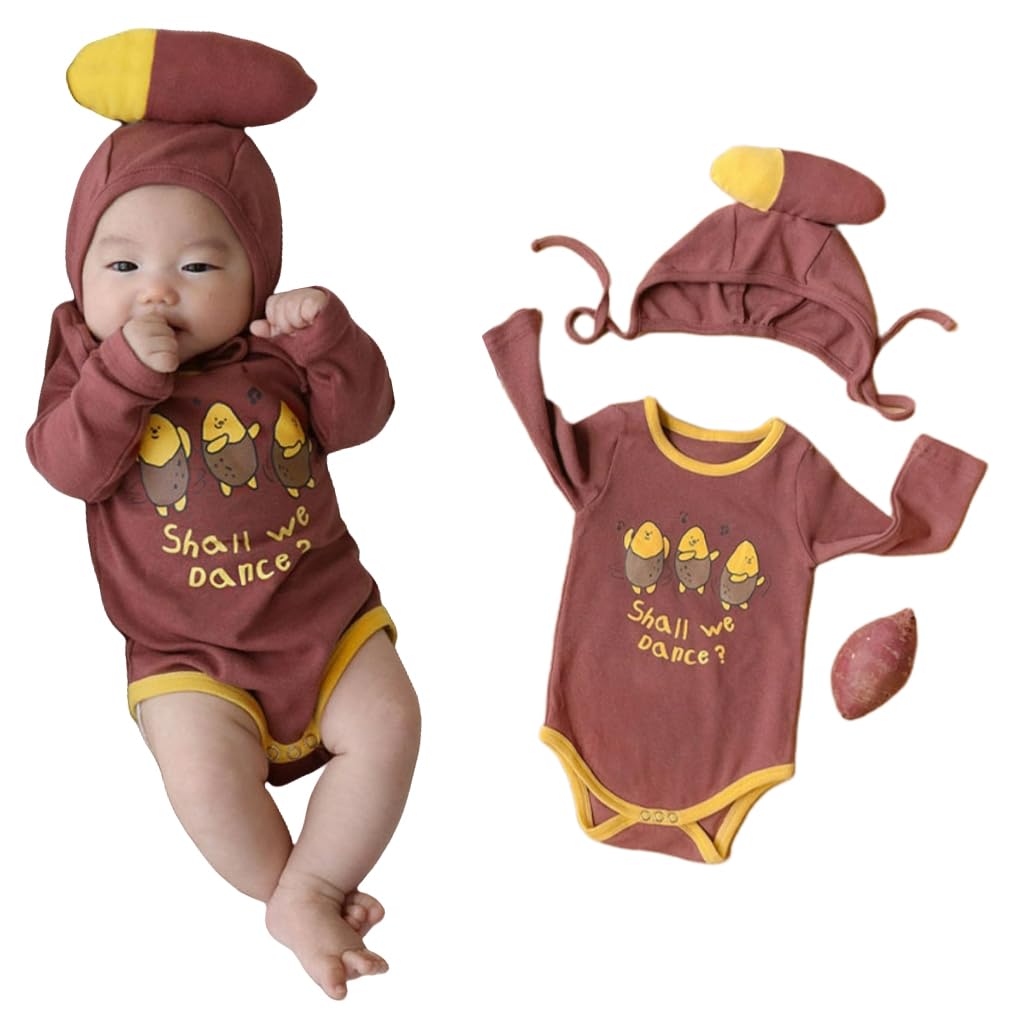 

sunyhom Baby Romper for Girls and Long Sleeve Baby Christmas Baby Stylish Baby Shower Perfect for Warm Sweet Potato Perfect for Photo Baby Shower Gift