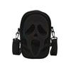 Simple Messenger Bag Niche Trend Funny Ghost Skull Messenger Shoulder Bag Personalized Soft Phone Small Satchel