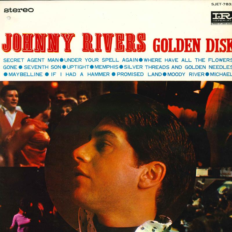 LP Record JOHNNY RIVERS - Golden Disk SJET7833 IMPERIAL & I 1968 Japan Obi Rock Used
