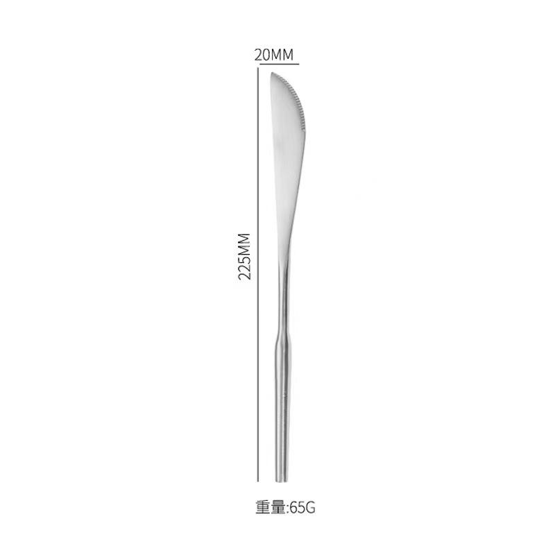304 Stainless Steel Western Food Steak Knife and Fork European Chopsticks Spoon Household Rice Spoon Dessert Coffee Spoon Tableware
