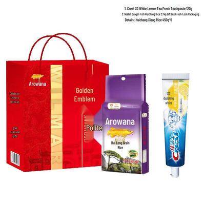Crest Whitening Lemon Tea Toothpaste with Arowana Rice Bundle