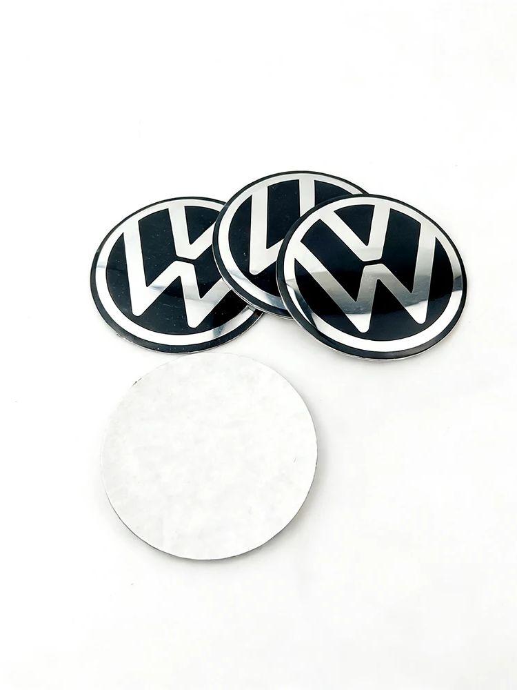 

4Pcs 56mm 60mm 65mm Car Wheel Center Hub Cap Rim Cover Stickers For Volkswagen VW GTI R-Line R Polo T5 Golf Passat B5 Scirocco 65mm Sticker