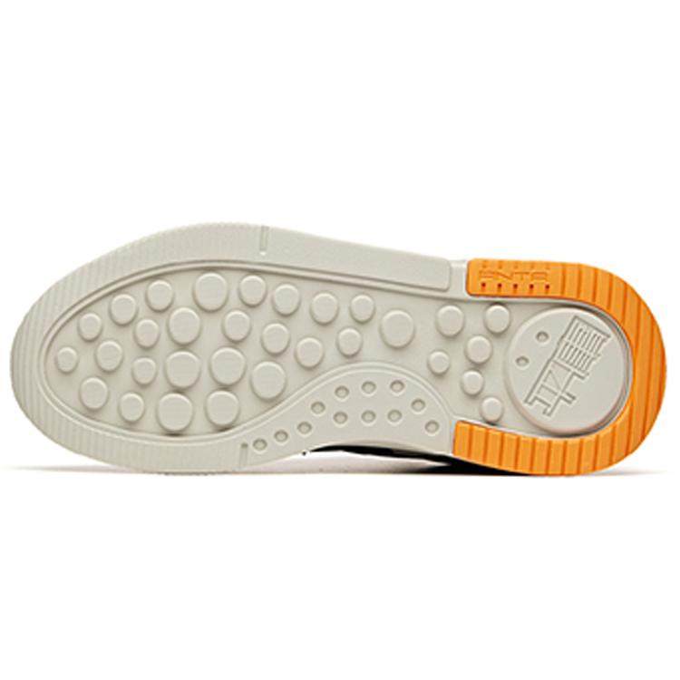 New Anta Rubik's Cube Slip Resistant Cushioning Abrasion Resistant Breathable Low Top Skateboard Shoes Black Brown Gray 112048984-5