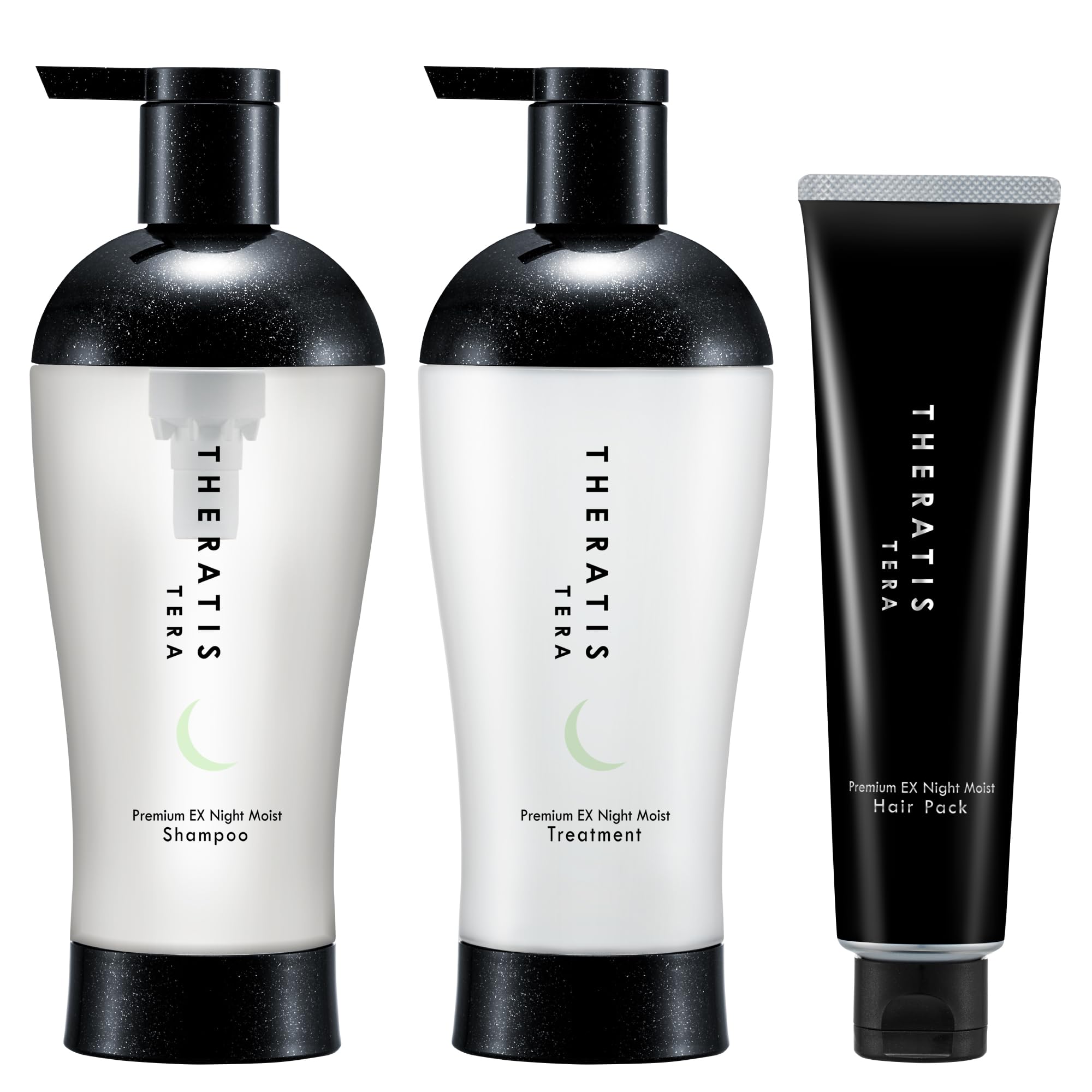 

THERATIS Terra Premium EX Night Moist Set Hair 3-Piece [Shampoo, Treatment, Pack]