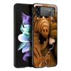 A-Alf TV Series Black Phone Case For Samsung ZFlip7 ZFlip6 ZFlip5 ZFlip4 ZFlip3 5G Hard Protective Galaxy Z Flip 3 4 5 6 7