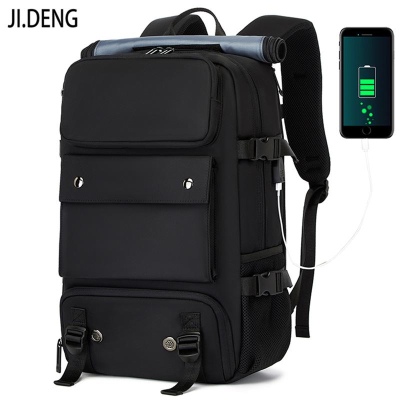 

Unisex Large Capacity Outdoor Travel Backpack Multifunctional Anti-splashing Computer Backpack Lightweight Student School Bag чорний