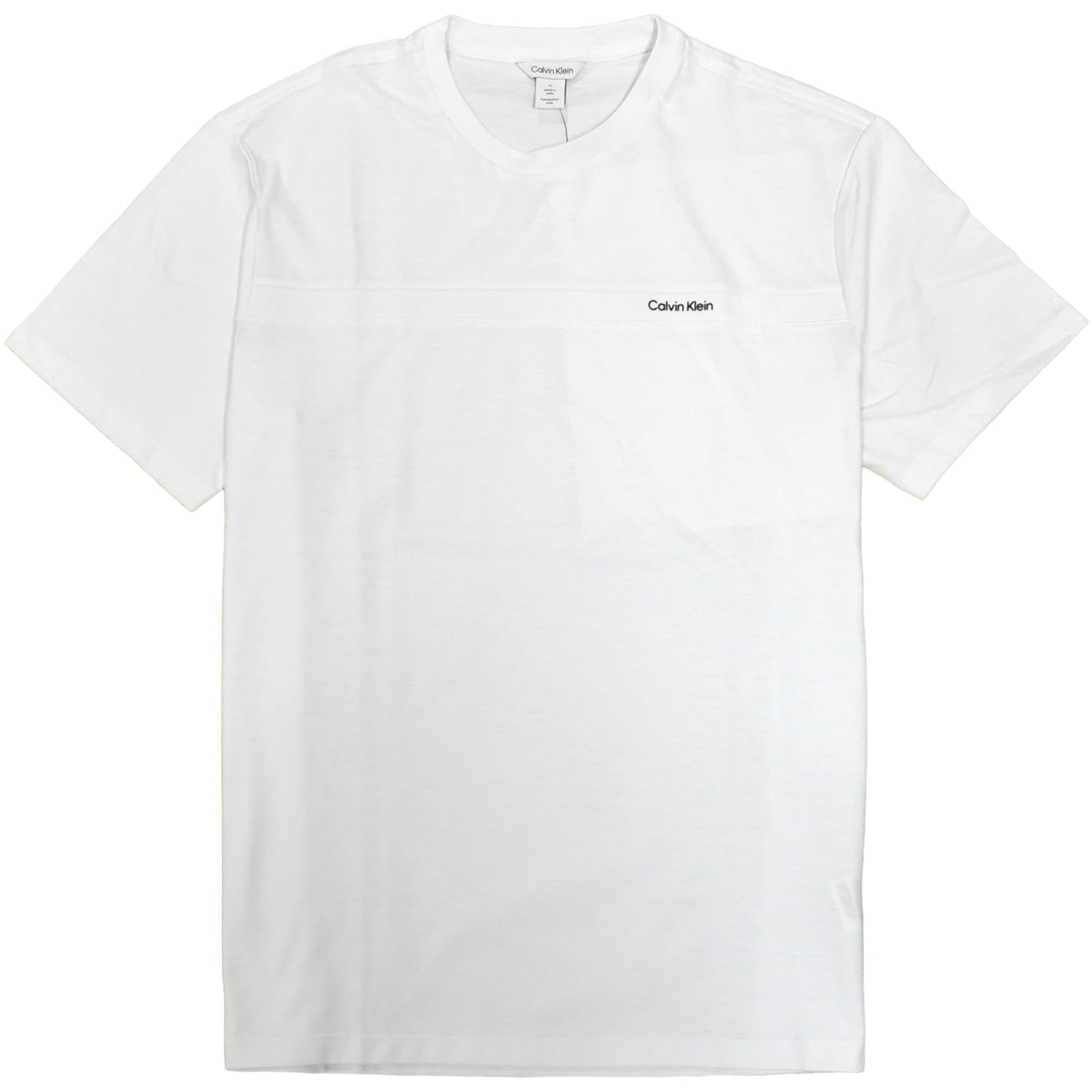 

Crew Neck Short Sleeve Small Size M [Calvin Klein] Men s T-Shirt, Logo, White, [Used] белый