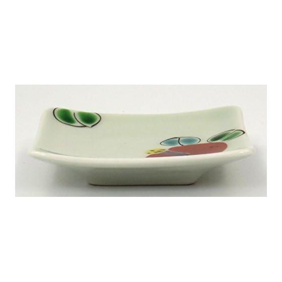 Tama Ari Hasami Ware Kousou Kiln Nishiki Tsubaki Chopstick Rest Small Plate