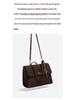 Suede Messenger Tote: Large Commuter Crossbody Handbag for Laptops