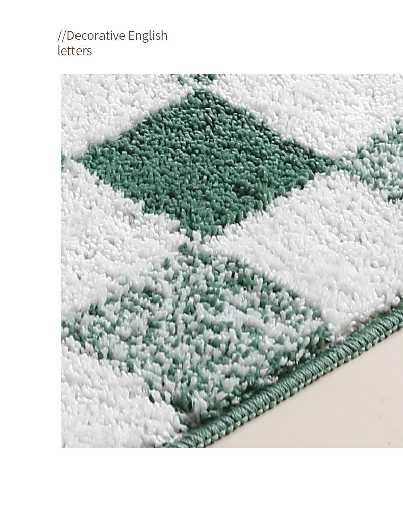 Korean Plush Carpet: Thickened & Water Absorbent for Bedroom, Bay Window, and Sofa