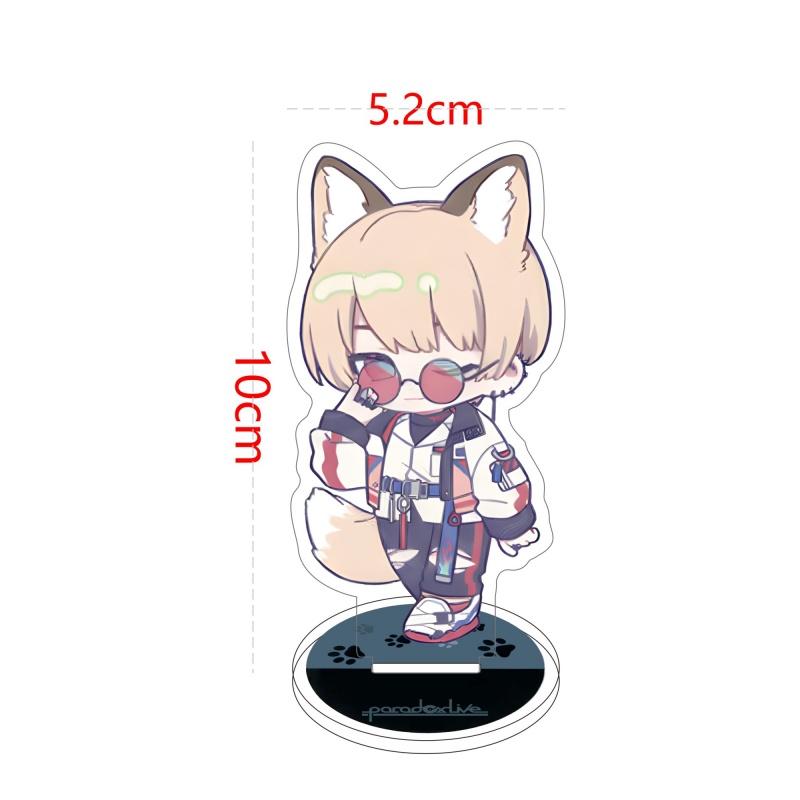 Anime Paradox Live Sugasano Aren Yon Hajun Acrylic Stand Keychain Figure Model Plate Desk Decor Standing Sign Fans Birthday Gift