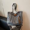Denim Bag Women's Tote Bag Large Capacity Commuter Shoulder Crossbody Bag