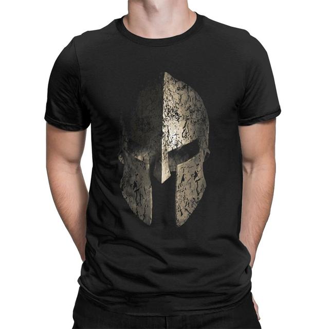 Pánské tričko Spartan Warrior 3D potisk Oversized tričko Summer Crewneck Krátké rukávy Vysoce kvalitní oděv Volný Prodyšný Top