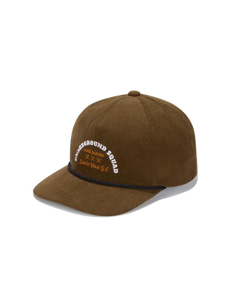 Jeimiweseuteu Corduroy Trucker Ball Cap (Brown)
