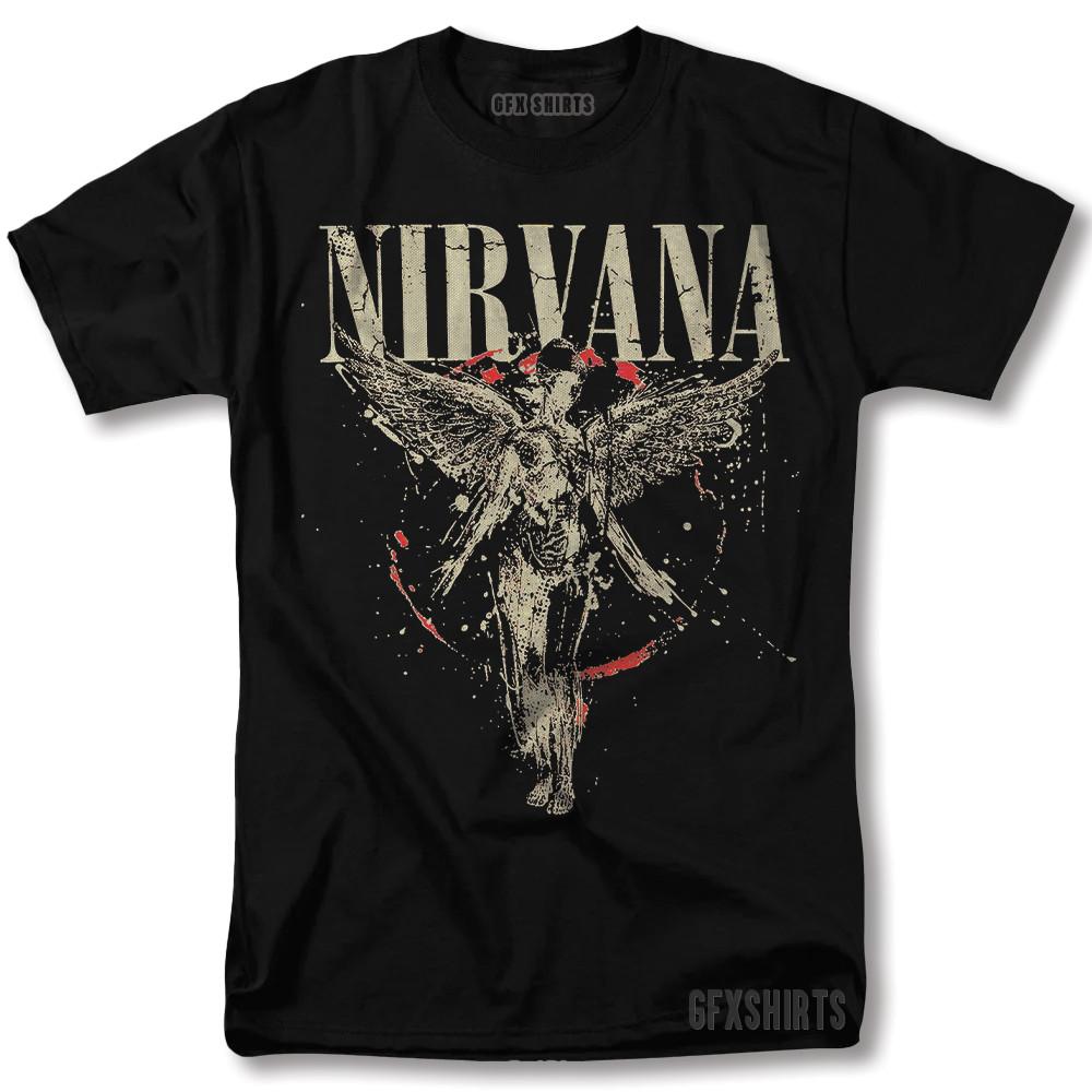26 Nirvana Shirt Kurt Cobain Rock Concert Tour Vntg Graphic Design T-Shirt Unisex T-Shirt XXXL