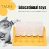 Rollendes Futterleckspielzeug, interaktives Leckerli-Spenderspielzeug für Hunde, Puzzle, langsamer Futternapf für das Training von Katzen und Welpen, Linderung von Langeweile