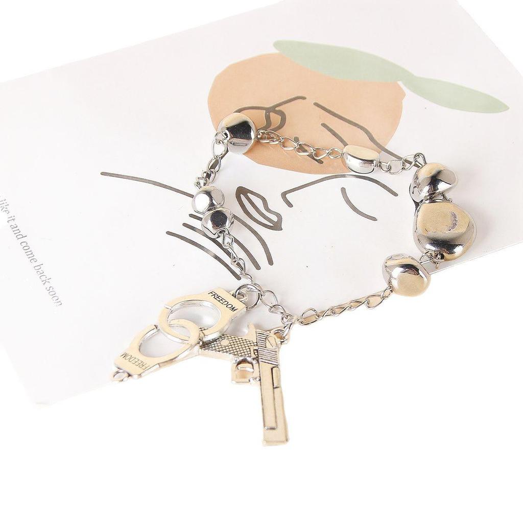 10 Irregular White Acrylic Silver Spacer Beads for DIY Jewelry and Earrings