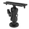 Fish Finder Mount Base Universal Mounting Plate 360 Degree Rotation Ball Mount Electronic Fish Finder Bracket for