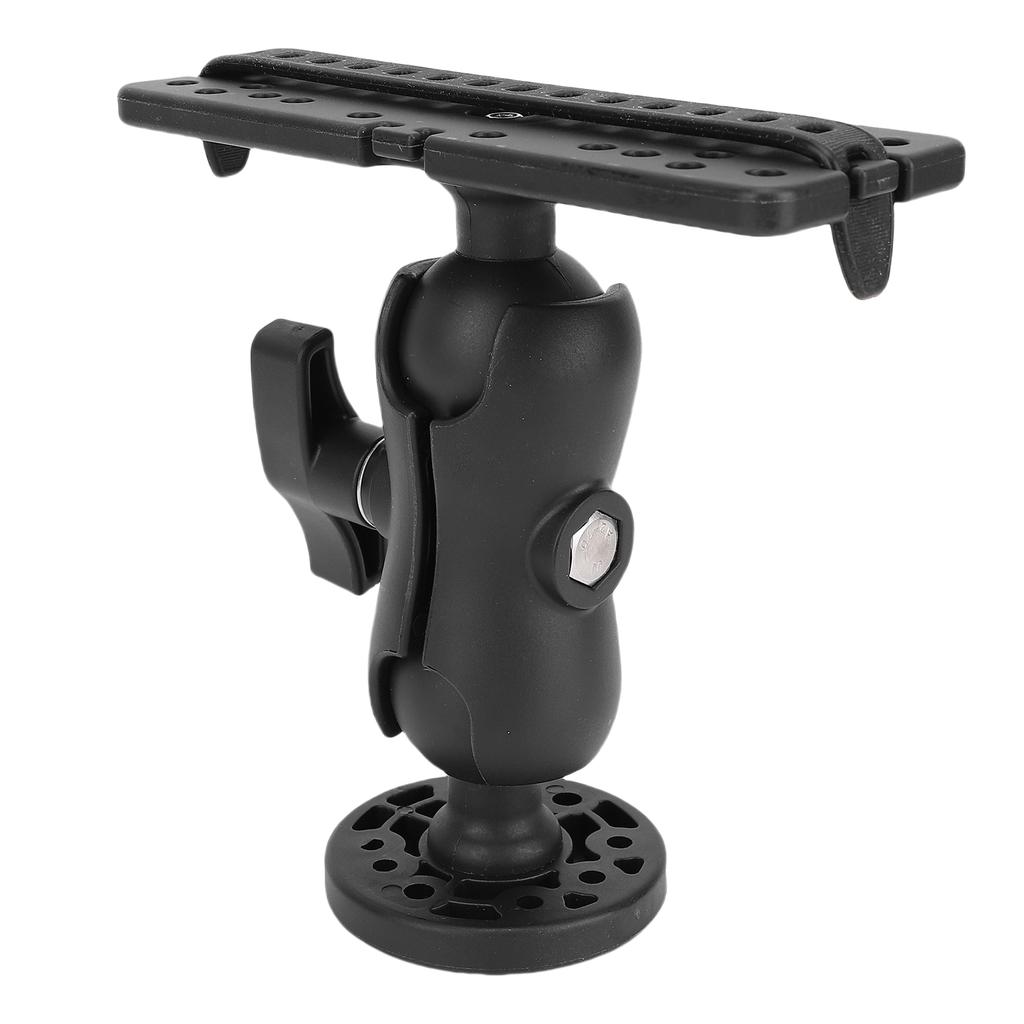 Fish Finder Mount Base Universal Mounting Plate 360 Degree Rotation Ball Mount Electronic Fish Finder Bracket for