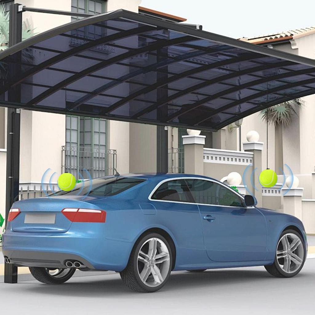 Garage Parking Aids for Car 2-Piece Parking Assistant Tennis Ball for Garage Adjustable Vehicle Stop Indicator for Positioning