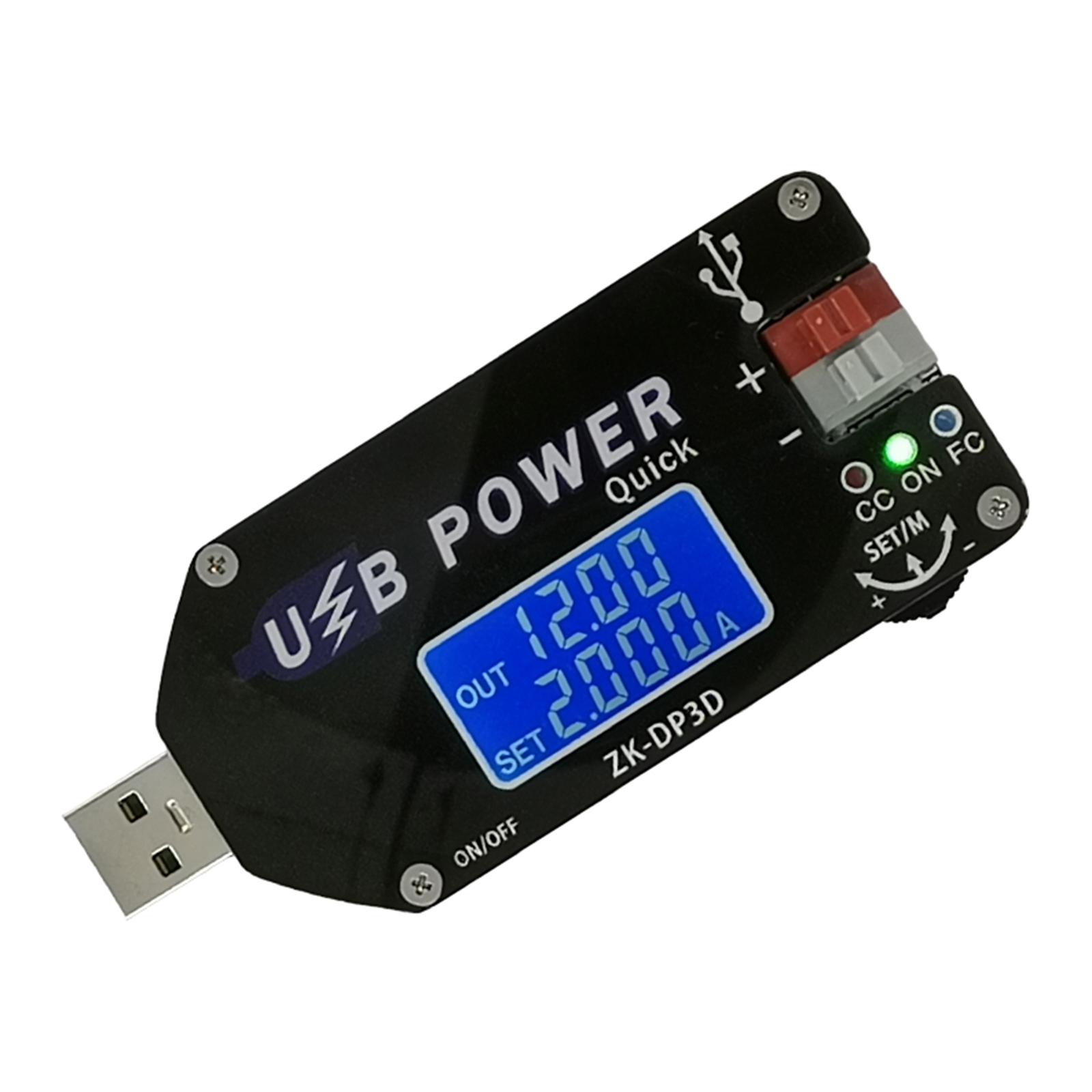 

USB TYEPE-C DC-DC перетворювач 4-13 В до 1-30 В 2 A 15 Вт Модуль живлення Регульований регульований блок живлення QC2.0 3.0 CC-CV Компактний